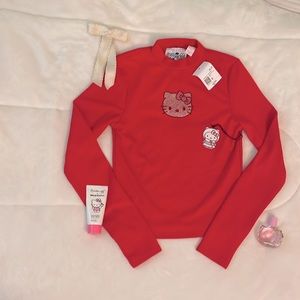Limited edition hello kitty X forever 21 red long sleeve